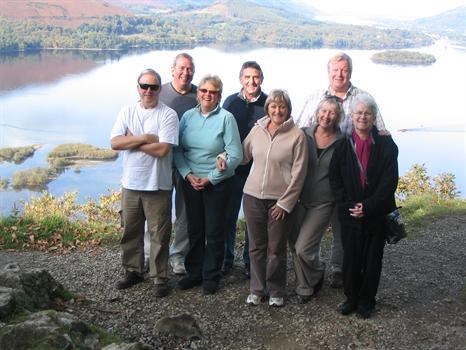 the gang in the Lakes 2009
