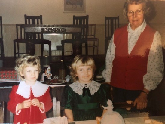 Grandma, Emma & Claire.