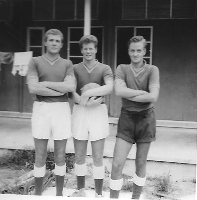 Met Office football squad, Gan 1959. 