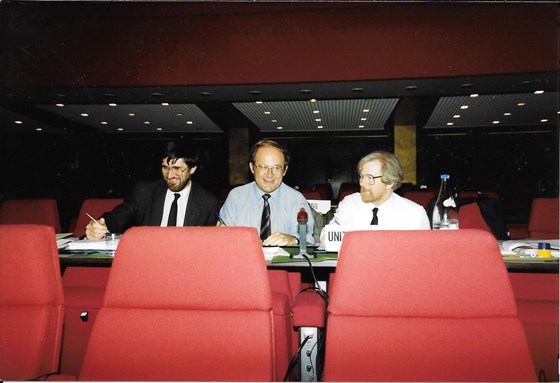 WMO Commission Meeting, Brussels UK Delegation 1990. 