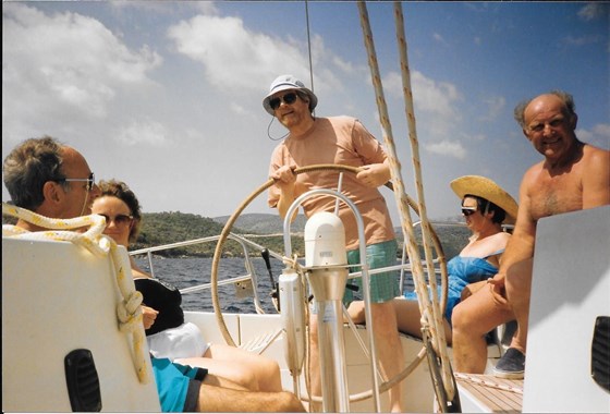 Sailing in the Ionian, 1992. 