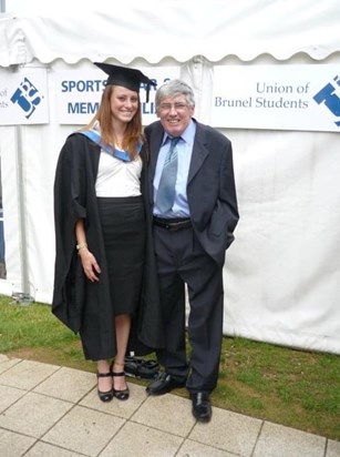 Graduation day with Peter by my side x