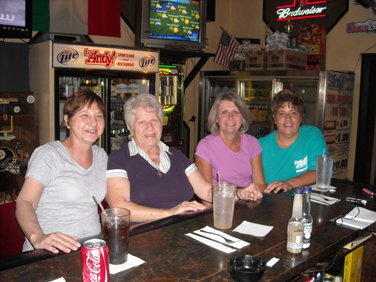 Patty, Mom, Me, Anita - Remembering the good times!