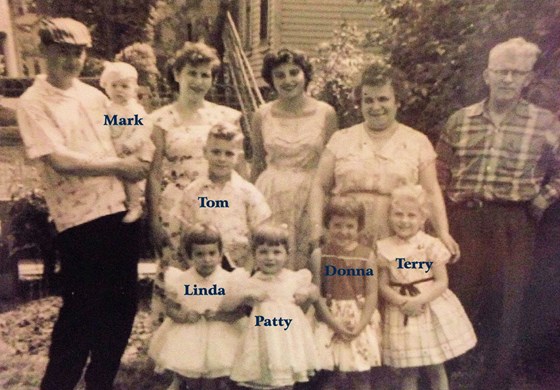 Family 1956 with cousins