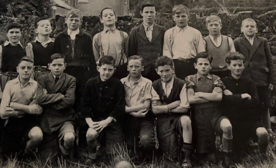 Taken in Galbally, Limerick he is in the back row, 4th along next to his brother Tom 5th along.