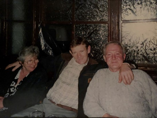 He loved having a pint with friends