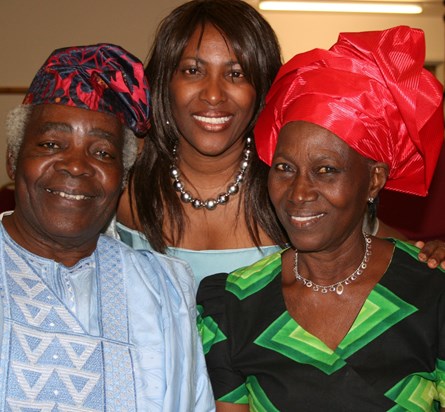 Dad, Pastor Bola and Mum