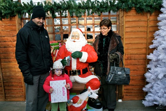 David always loved a visit to see Santa!