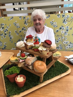 Shirley loved her afternoon teas 