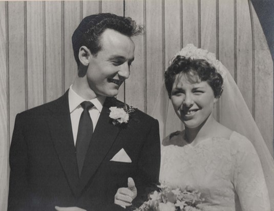 Bobby & Maureen 2nd August 1958