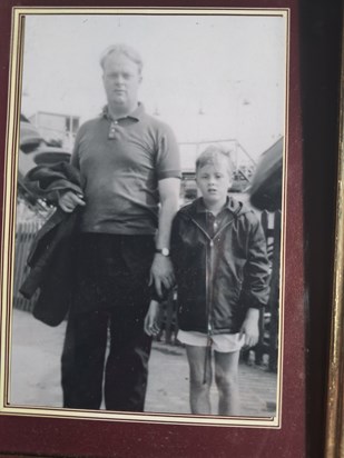 Derrick with his Dad.