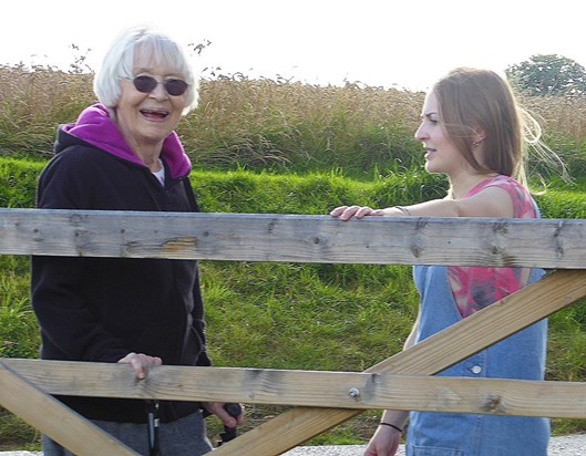 Mum with grand-daughter Alice  - August 2016