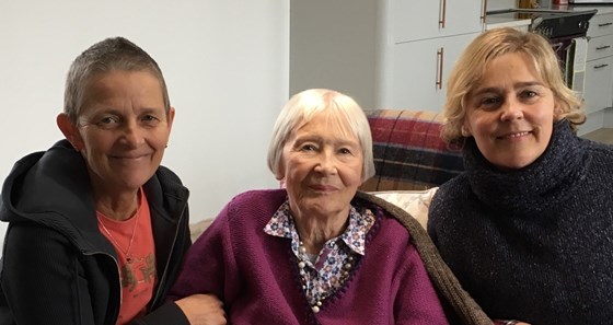 Mum with Jenny & me, February 2019