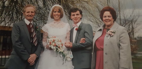 1985 Wedding Margaret and Richard 2