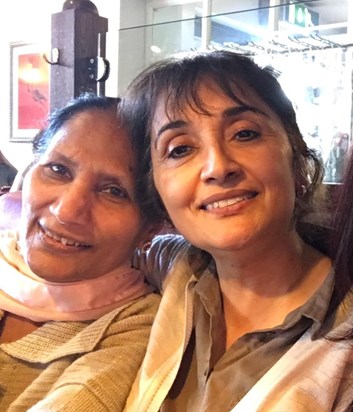 Mum and Sunita, Cardiff