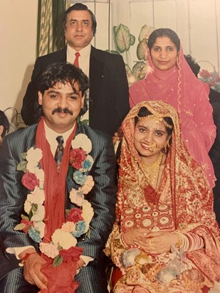 Jass and Raju's wedding 1988