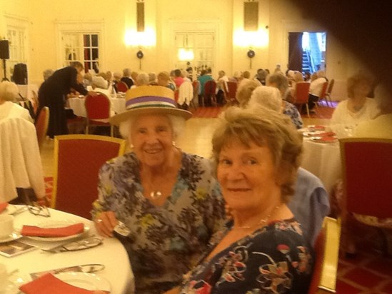 Mary and Jacqui at WI event 2018, you will be missed x