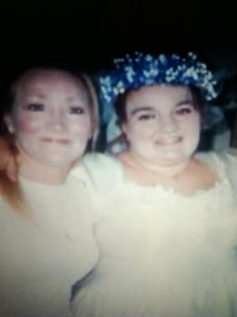 With daughter Nicky at her wedding