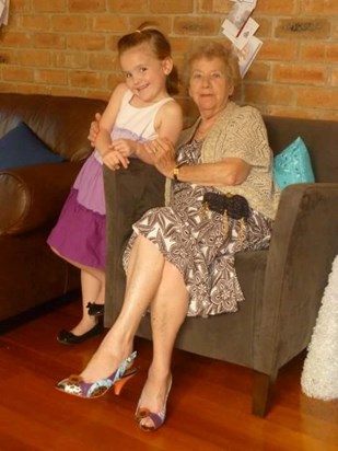 Daisy with her Nan