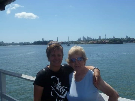With Niece Sharon in Sydney