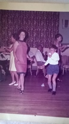 Mum cutting shapes with Rob