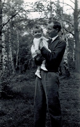 1951 me and dad no border
