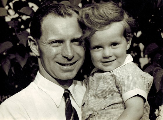 1953 ish Dad and me