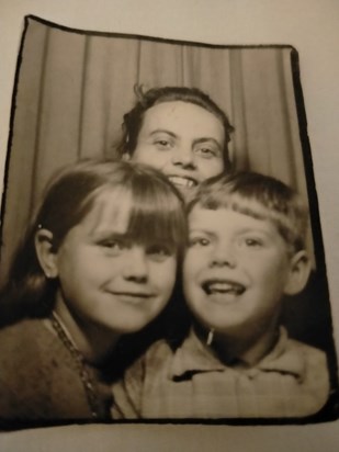 Mum, Clare and John from the 60s