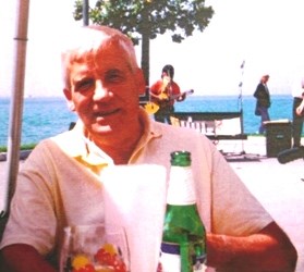 Dad in Lake Garda