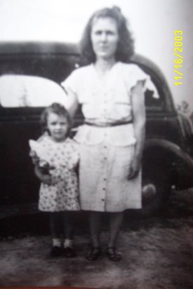 Esther and her mother, Iris Virginia Hall Stalvey