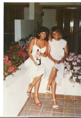 Jill and Jeanne in Tenerife