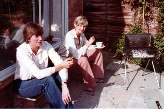 Jill and Avie Dorridge 1980 when Jill lived in UK