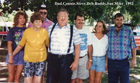 1993 Dad Connie Steve Deb Buddy Sue Mike