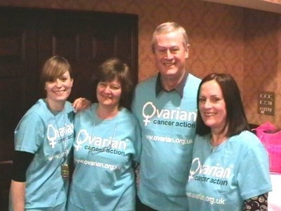 Helen, Ev, Geoff & Doreen looking good in OCA T's!