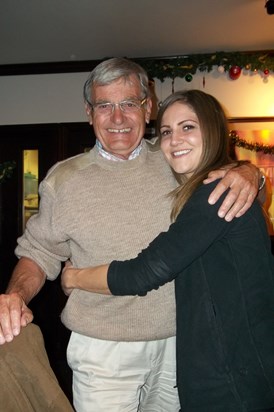 With grand-daughter Sarah in 2013