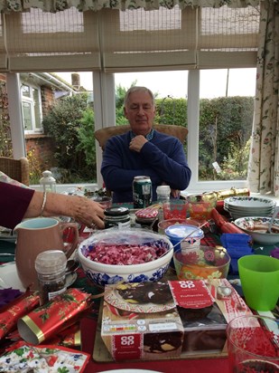 Eyeing up the puddings or the beer?