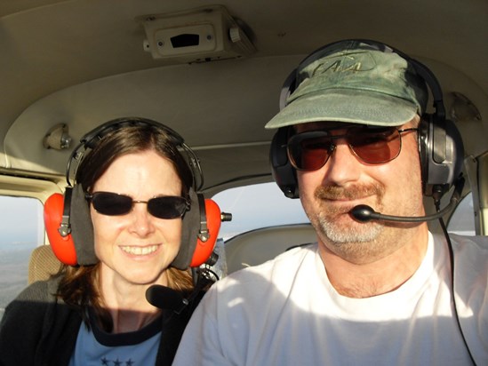 Debbie John Flying 2011 - she was my co-pilot though she mostly just looked out the window :-)