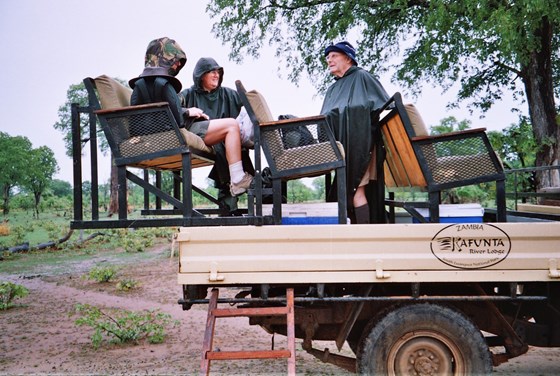 On safari Zambia