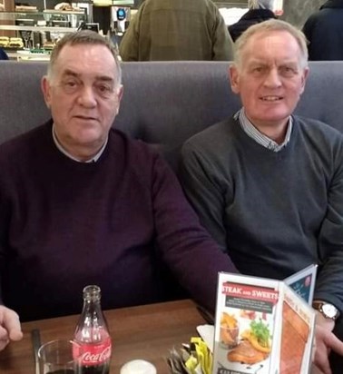 Brothers Stephen and Les December 2019