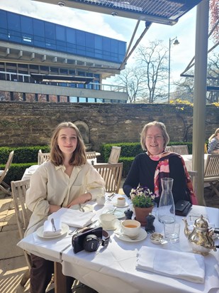 Ruth and Frances visiting Oxford in April 2023