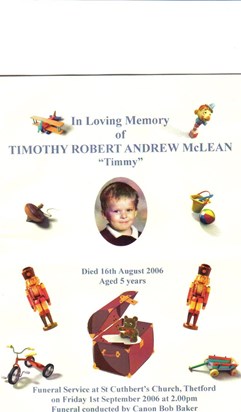 timothys Booklet