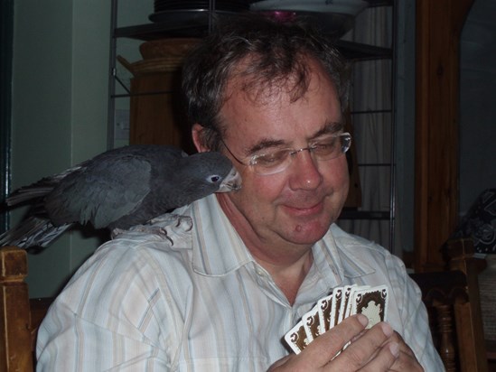 Playing Bridge at the Wilkses (inc. their parrot)