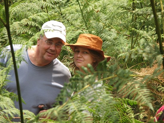 Uganda 2009 (with Anne), tracking mountain gorillas in Bwindi Impenetrable NP