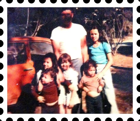 Paw Paw with Jonise, Jayson, Dee Dee, Bubba and Franki