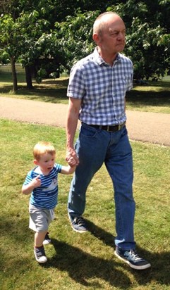 Papa and Michael in Leamington