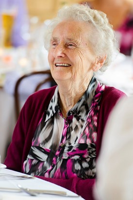 Mum at Jen's wedding 2013