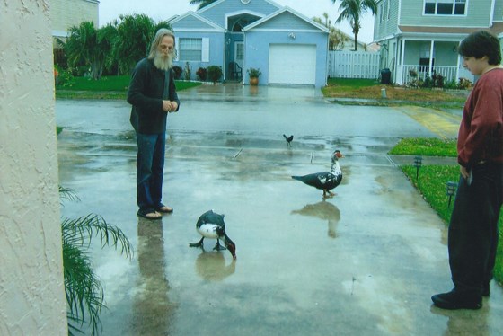 Feeding the ducks in FL
