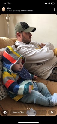 Chilling with daddy 