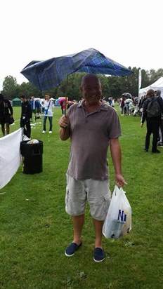 Martin's new brolly