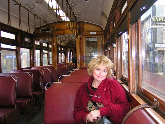 Anna on Adelaide Tram